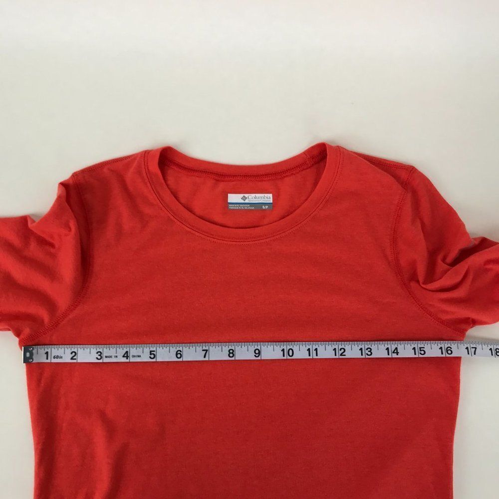 Columbia Omni-Shade Long Sleeve Tee Women's Small Crew Neck Stretch Knit Outdoor - Picture 6 of 9